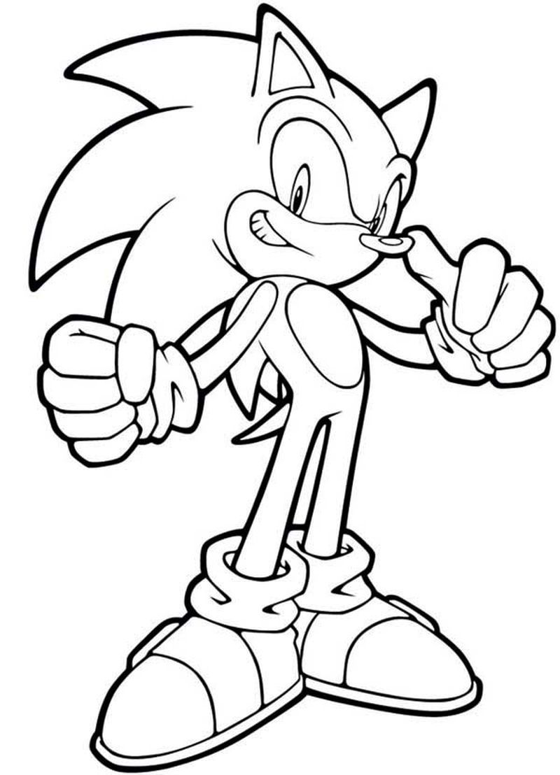 10 Free Printable Sonic Coloring Sheets for Kids and Sonic Fans