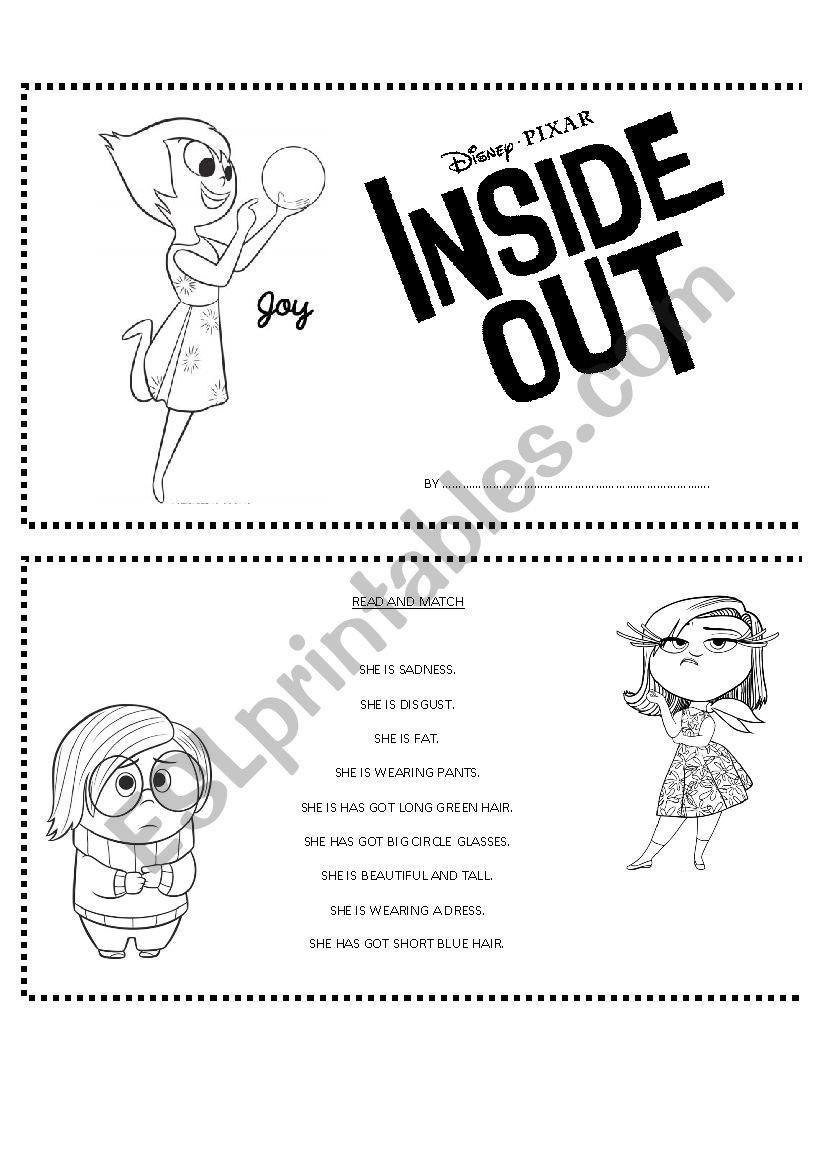 33+ Unique Inside Out Worksheets for Kids for Kids