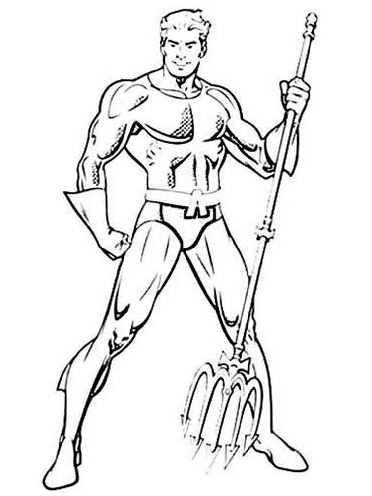 44+ Download Aquaman Coloring Pages Line Art