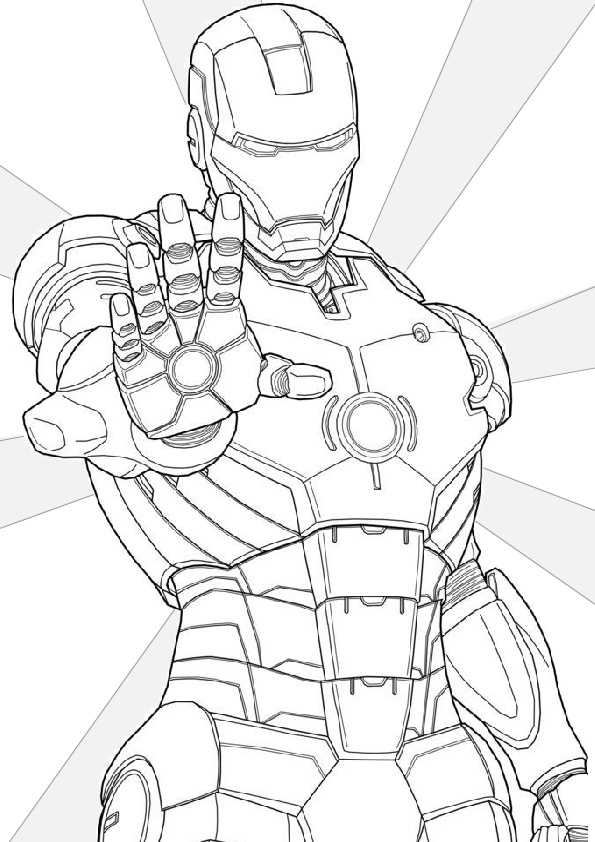 10 Iron Man Coloring Sheet PDFs to Unleash Your Inner Superhero