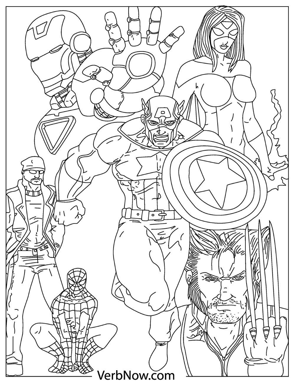 47+ Top Avengers Coloring Book Book Pages