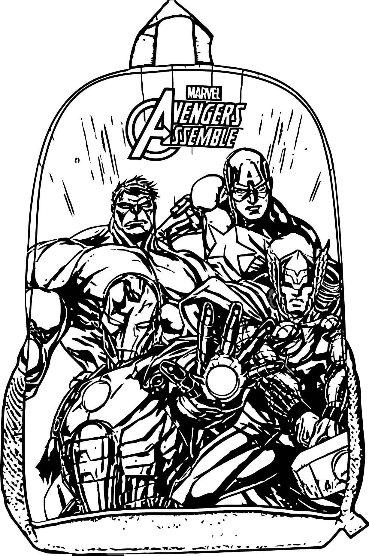 37+ Download Avengers Coloring Book for Adult