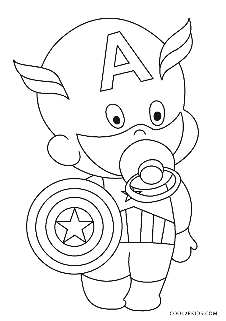 10 Adorable Baby Superhero Coloring Pages for Your Little Heroes