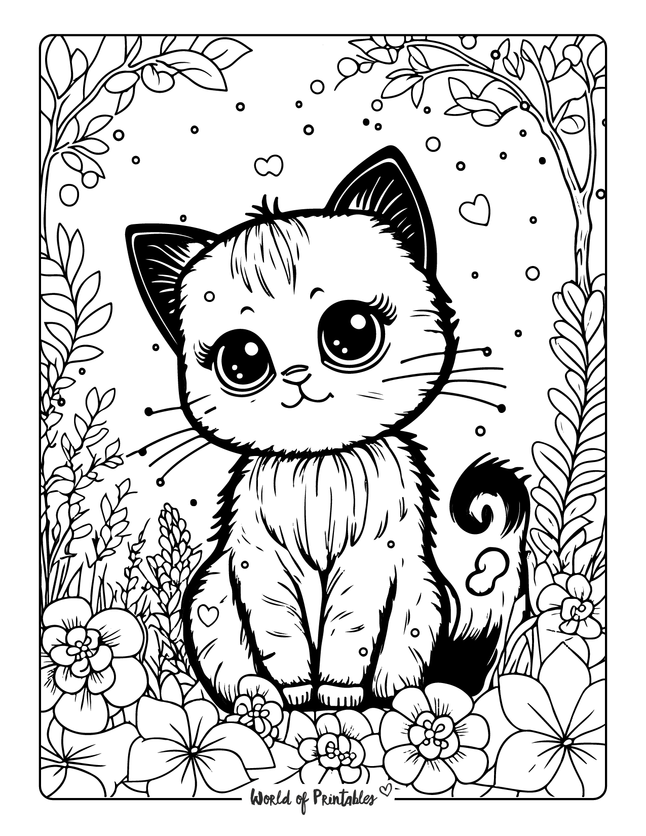 33+ Unique Cat Coloring Pages Sketch