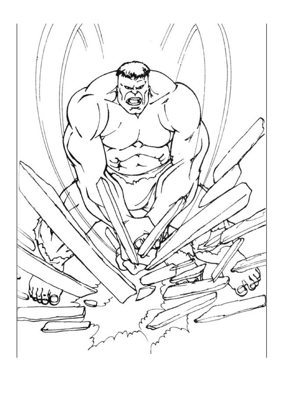 47+ Top Hulk Coloring Pages Line Art