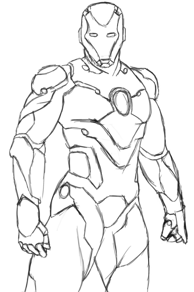 41+ Download Iron Man Coloring Pages for Kids