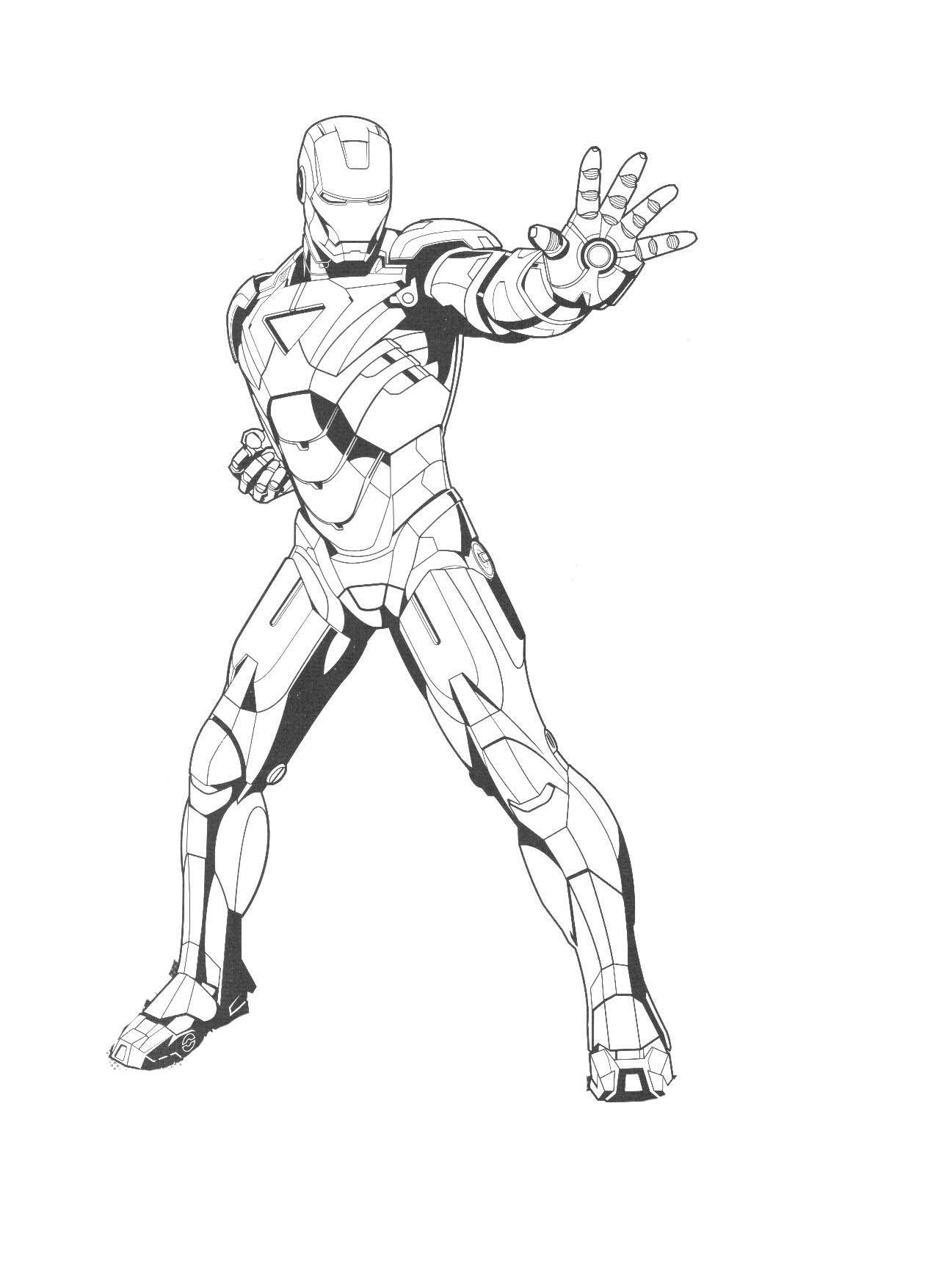 30+ Free Iron Man Coloring Pages Free Printable