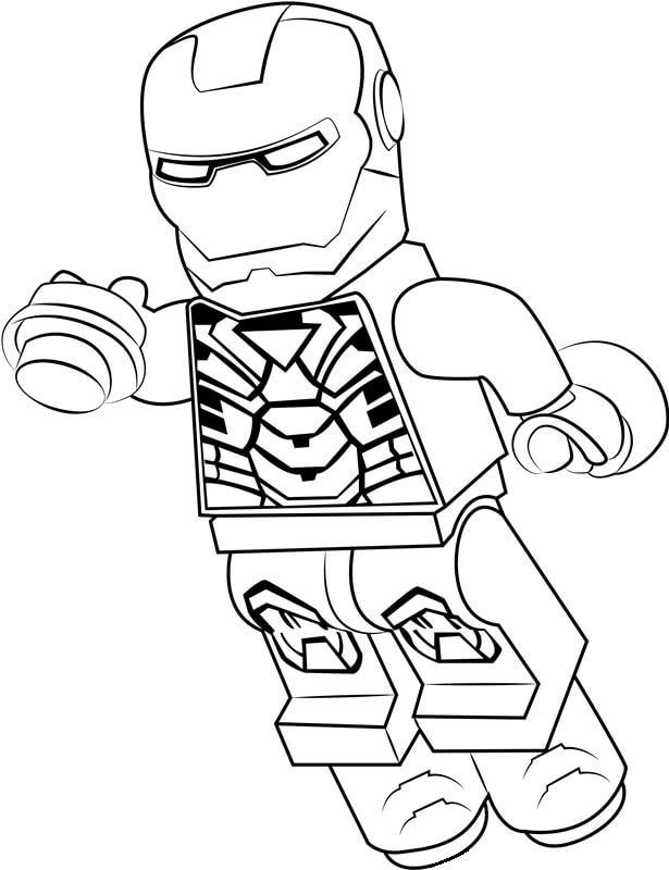 10 Iron Man Coloring Page Lego: Unleash Your Creativity and Build Your Own Superhero