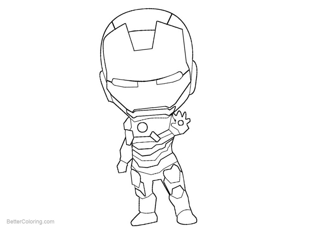 10 Chibi Iron Man Coloring Pages to Unleash Your Inner Superhero