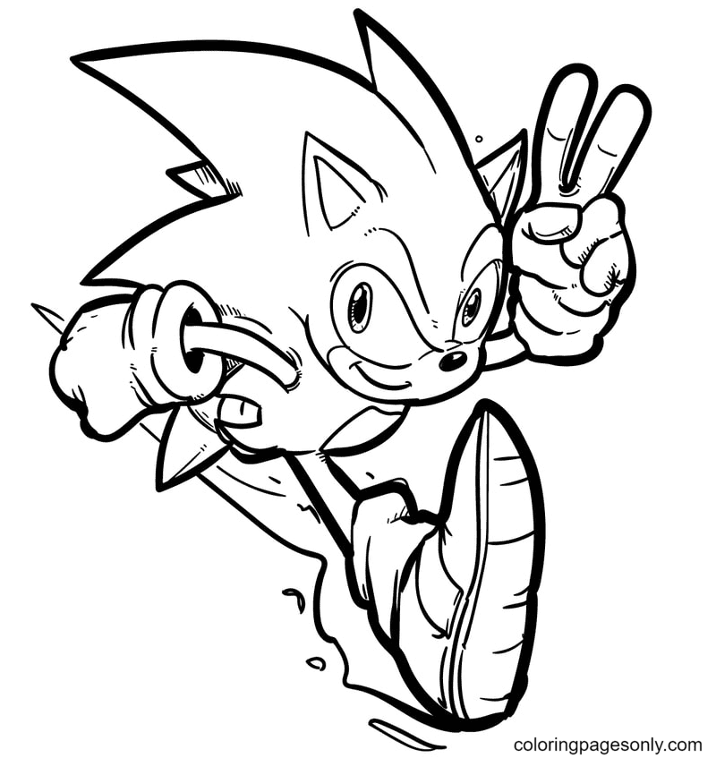 10 Adorable Sonic Coloring Pages for Kids and Sonic Fans