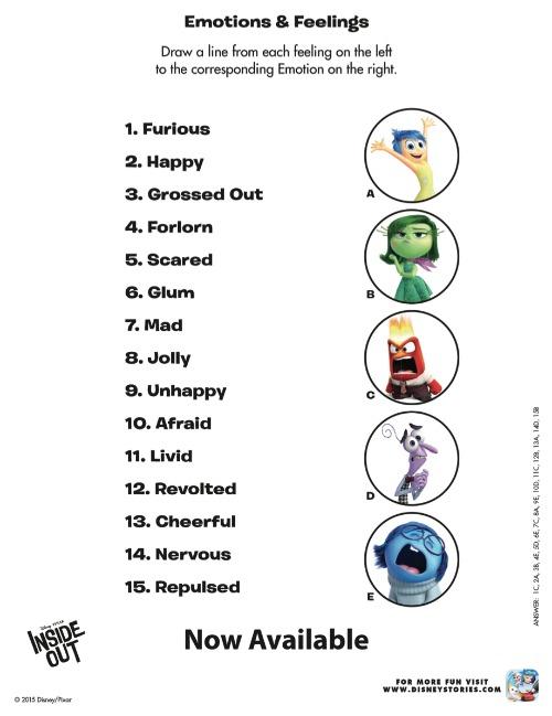 35+ Download Inside Out Therapy Worksheets Colored