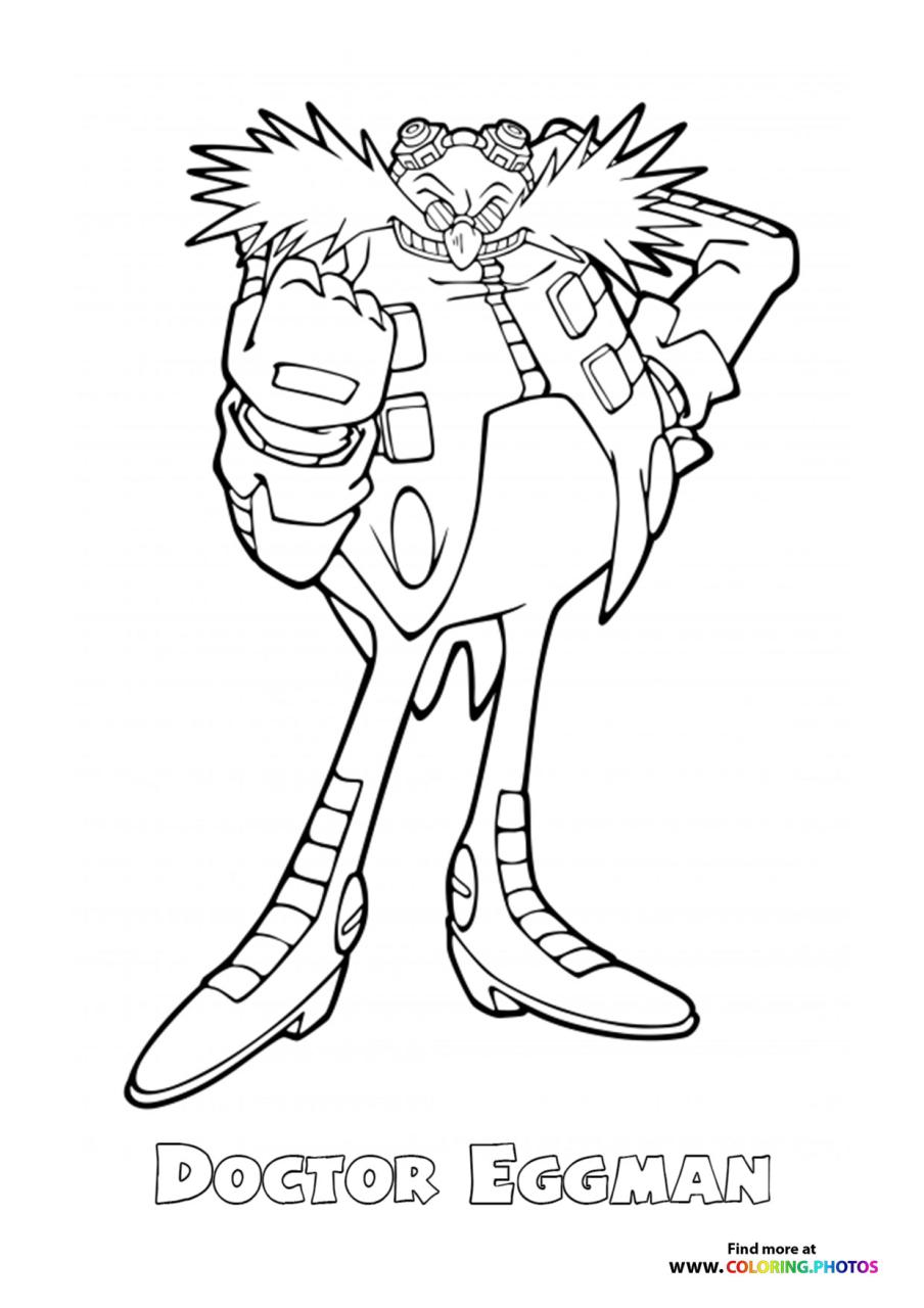 10 Dr. Eggman Sonic Coloring Pages to Unleash Your Inner Artist