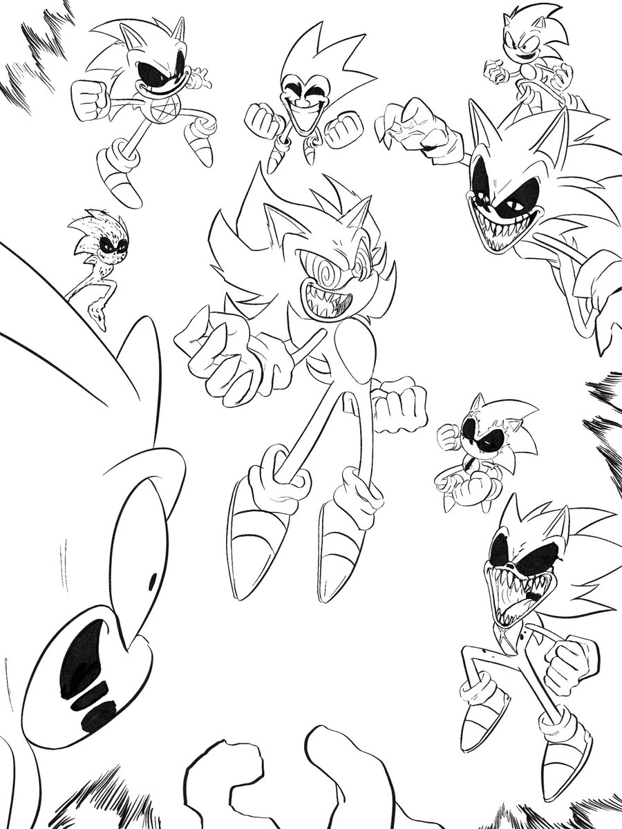 10 Fleetway Sonic Coloring Pages for a Nostalgic Adventure