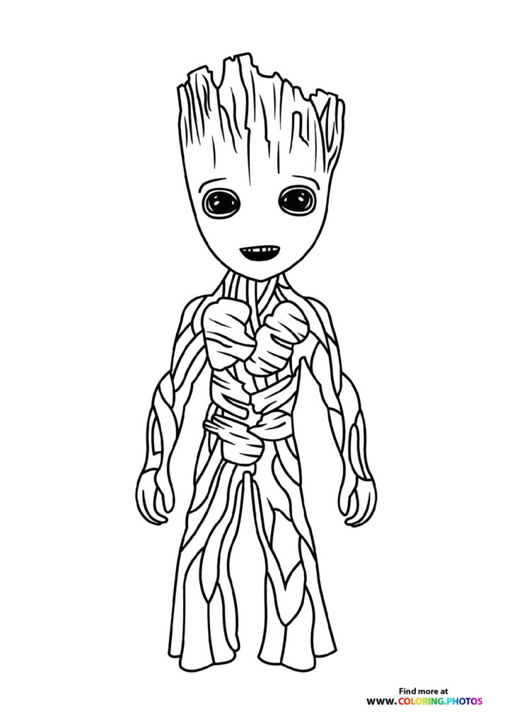 10 Groot Coloring Pages Printable: Unleash Your Inner Guardian of the Galaxy