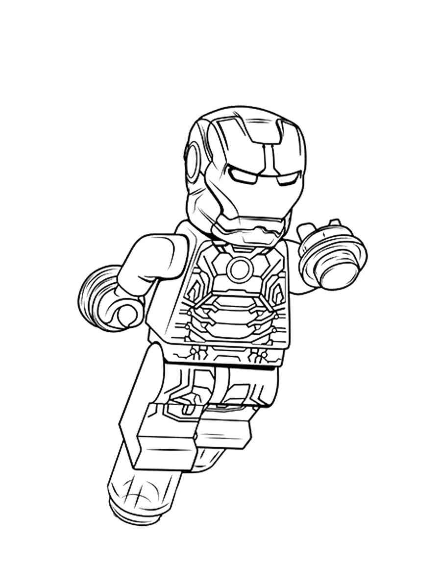 10 Iron Man Coloring Pages Lego: Unleash Your Imagination with the Armored Avenger