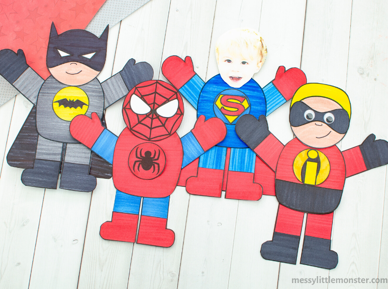 10 Awesome Boy Superhero Template Designs for Kids