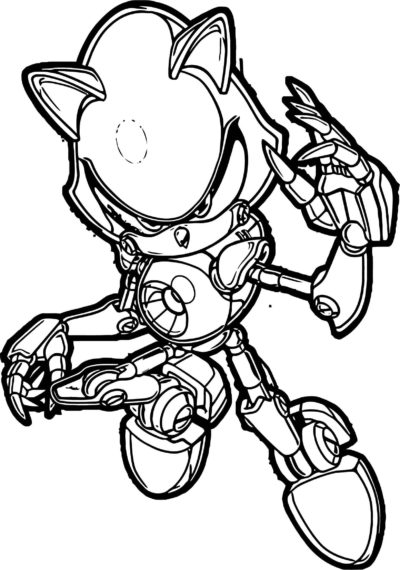 10 Metal Sonic Coloring Pages to Unleash Your Inner Artist