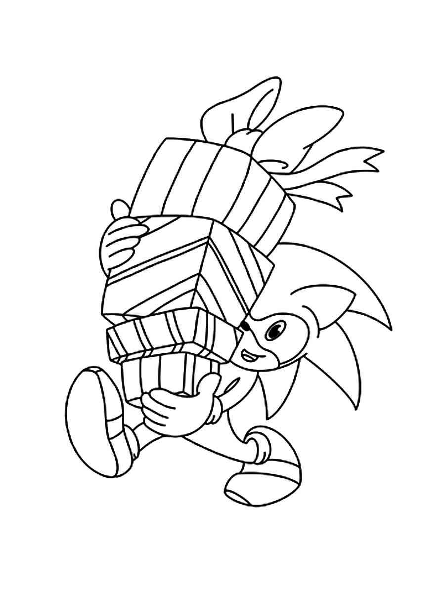 10 Christmas Sonic Coloring Pages for a Festive Holiday Treat