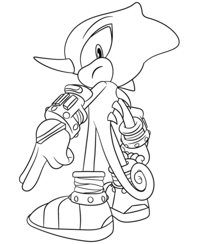 10 Espio Sonic Coloring Pages for Creative Kids and Fans