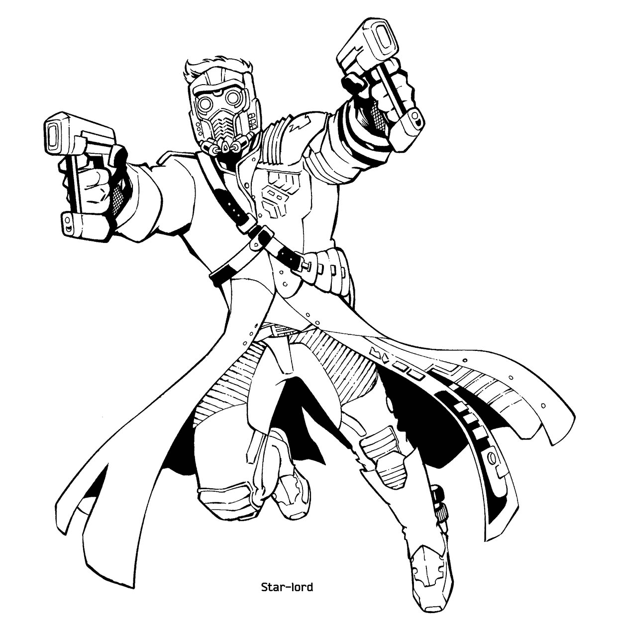 10 Star-Lord Coloring Pages Printable: Unleash Your Cosmic Creativity