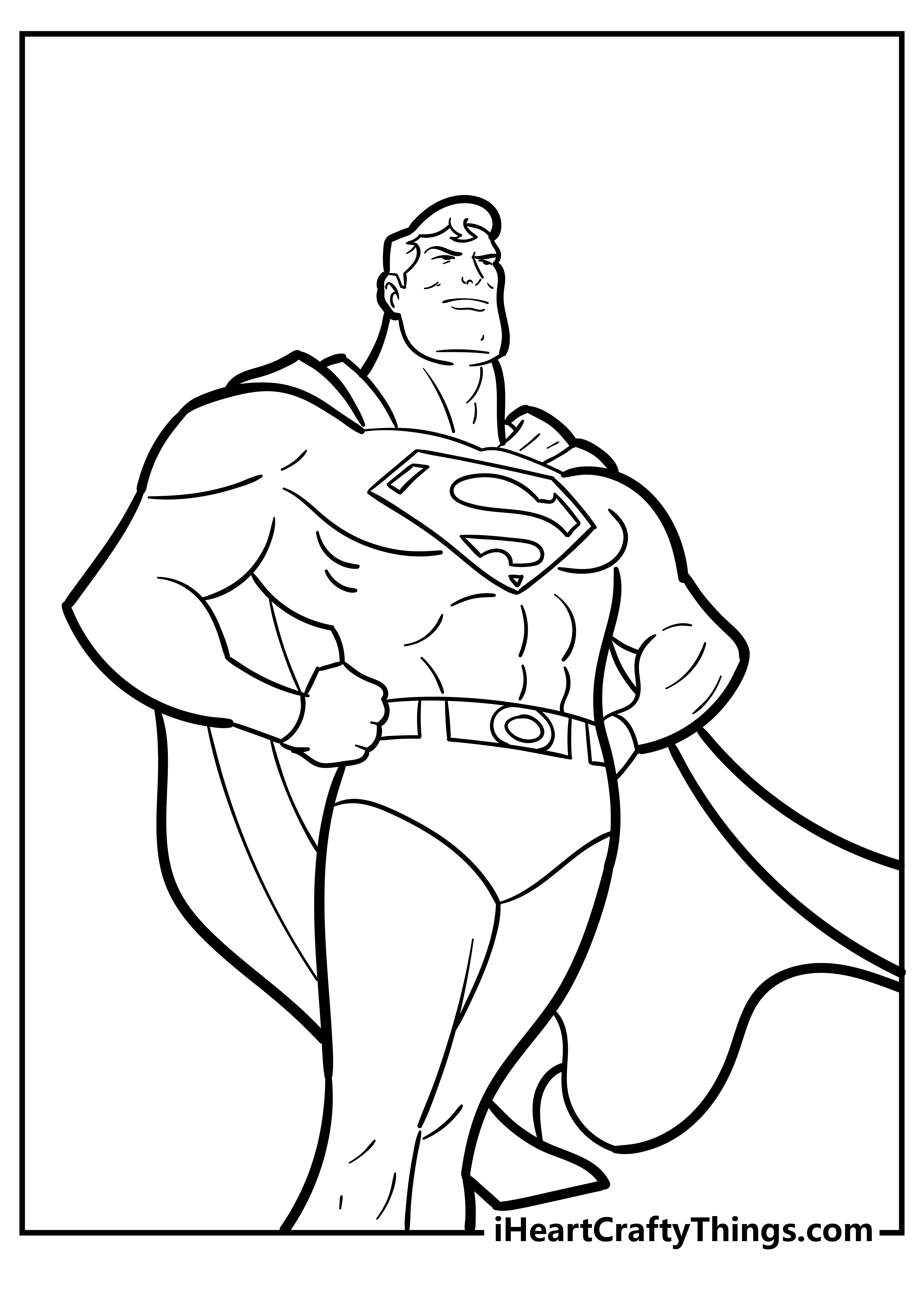 34+ Unique Superman Coloring Pages For Adults Sketch