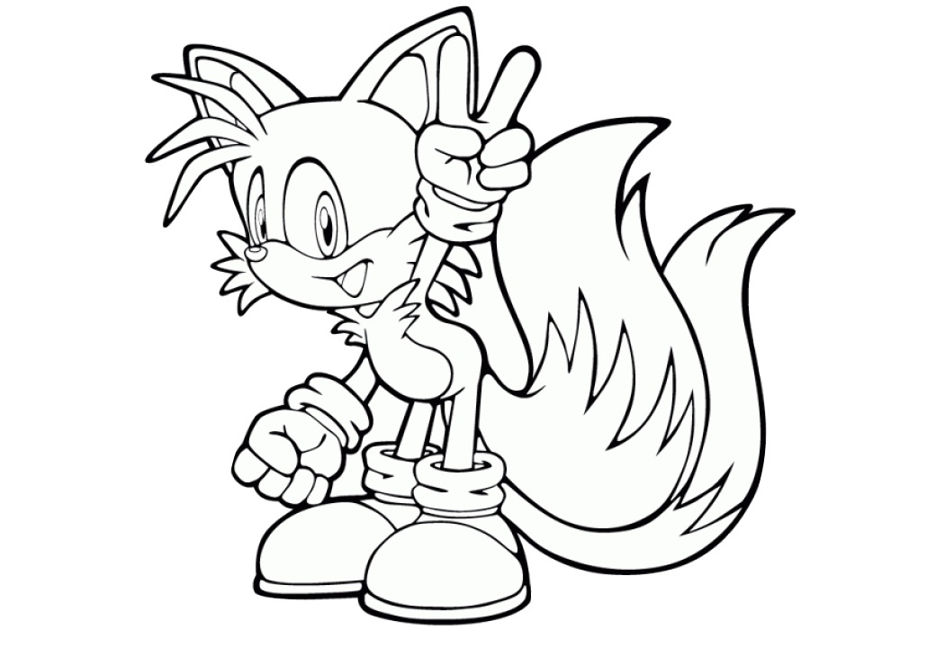 10 Captivating Sonic Coloring Pages Featuring Tails: Unleash Your Creativity