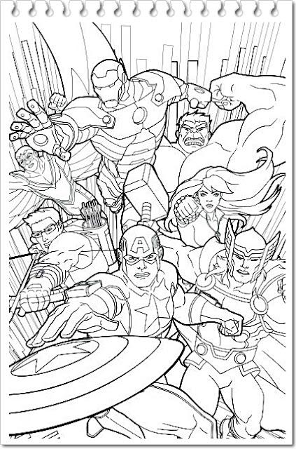 41+ Free Avengers Coloring Book Books