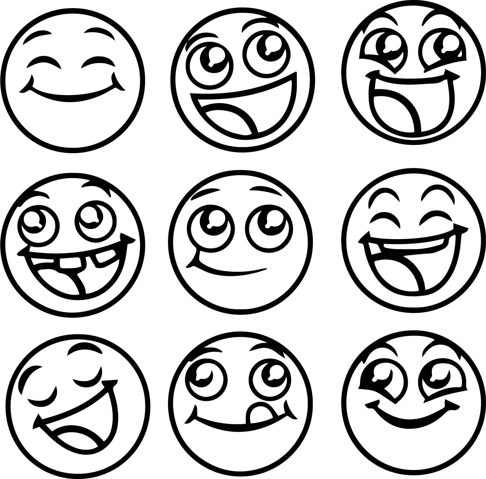 39+ Free Emoticon Coloring Pages Book Pages