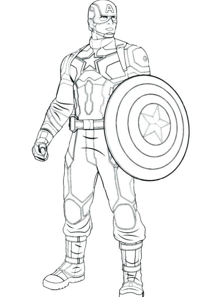 10 Captain America and Iron Man Coloring Pages for Superheroes in the Making