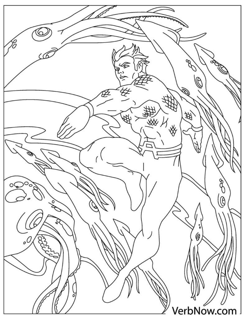 48+ Unique Aquaman Coloring Pages Book Pages