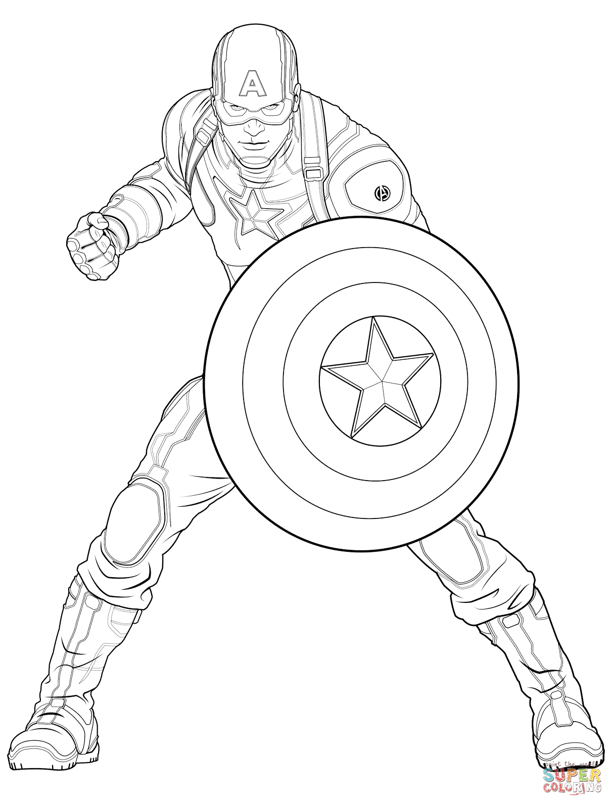 31+ Free Avengers Coloring Book Line Art