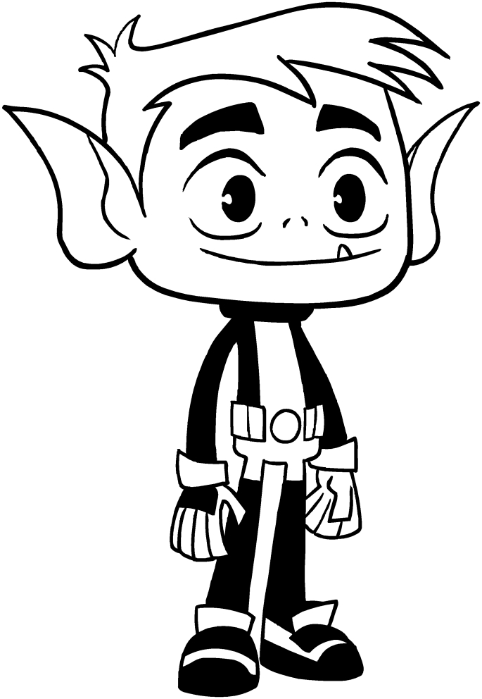 10 Beast Boy Coloring Pages Printable: Unleash the Green Wonder!