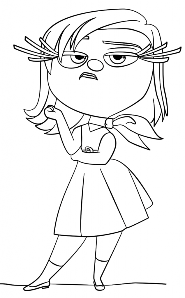 40+ Best of Anger Character From Inside Out Coloring Pages Sketch