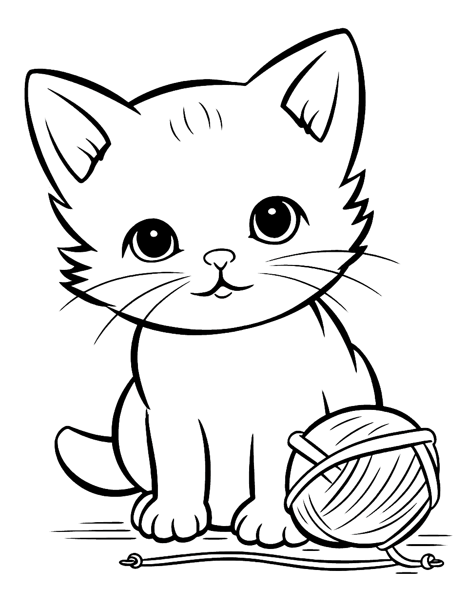 47+ Download Cat Coloring Pages Sketch