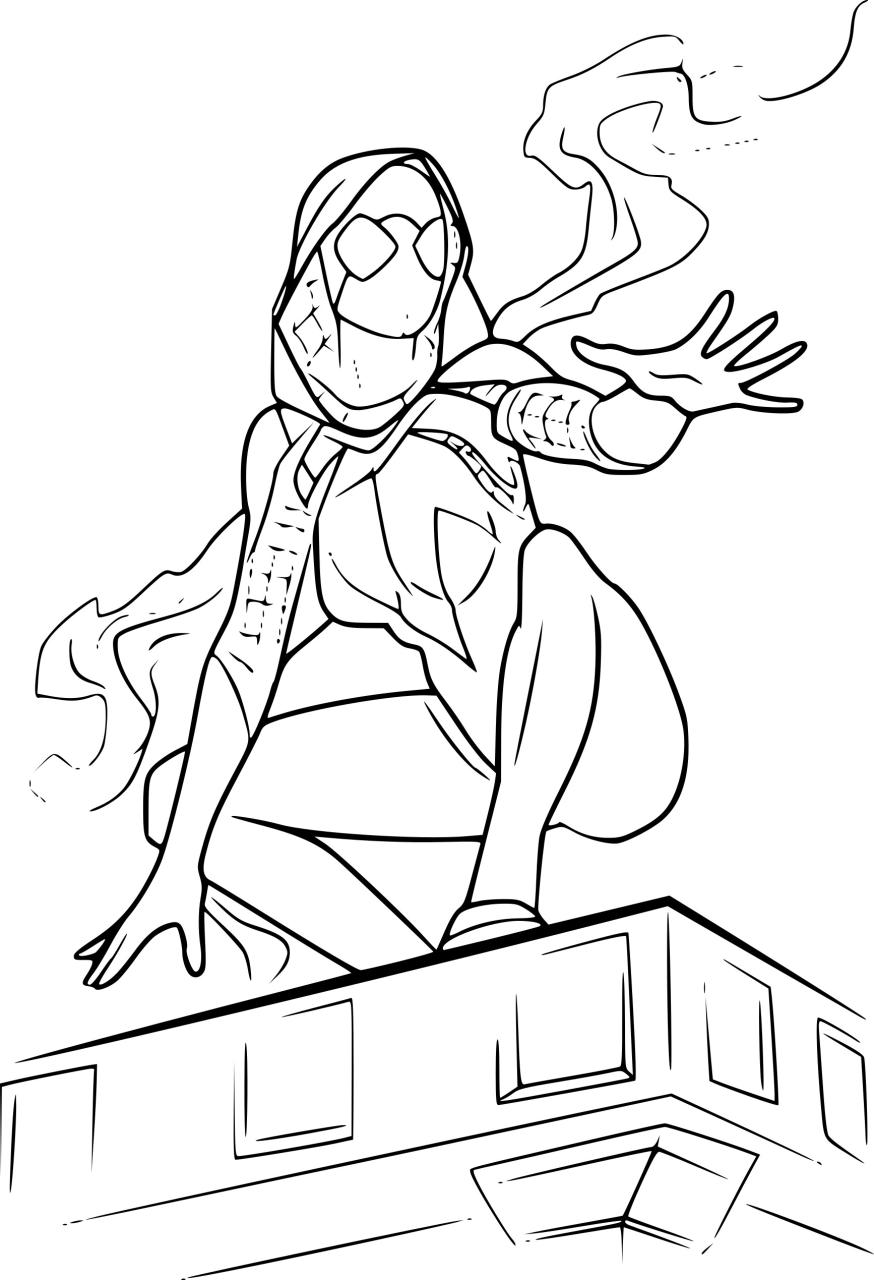 10 Spider-Gwen Coloring Pages Printable: Unleash Your Inner Superhero Artist