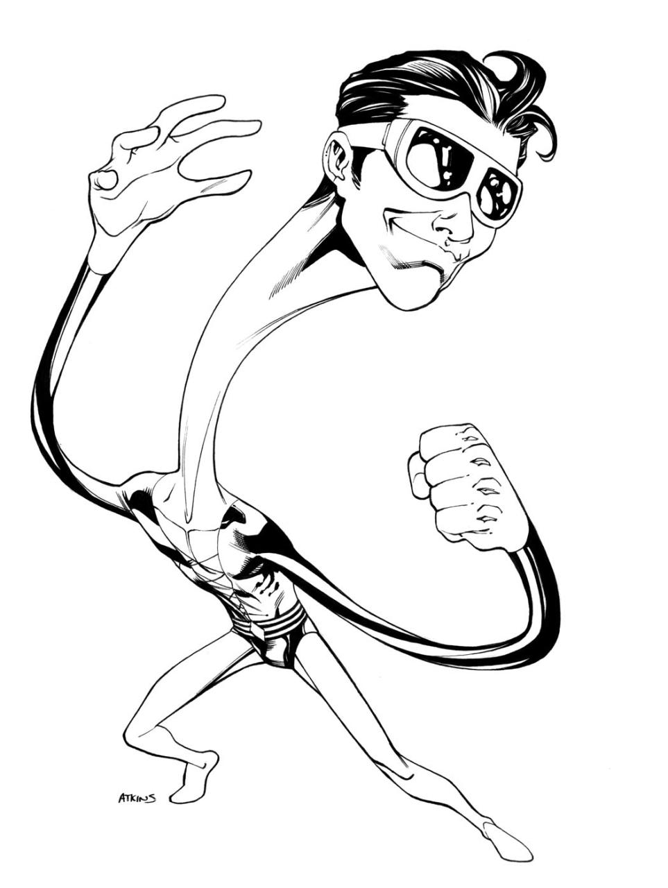 10 Plastic Man Coloring Pages Printable: Unleash Your Inner Superhero