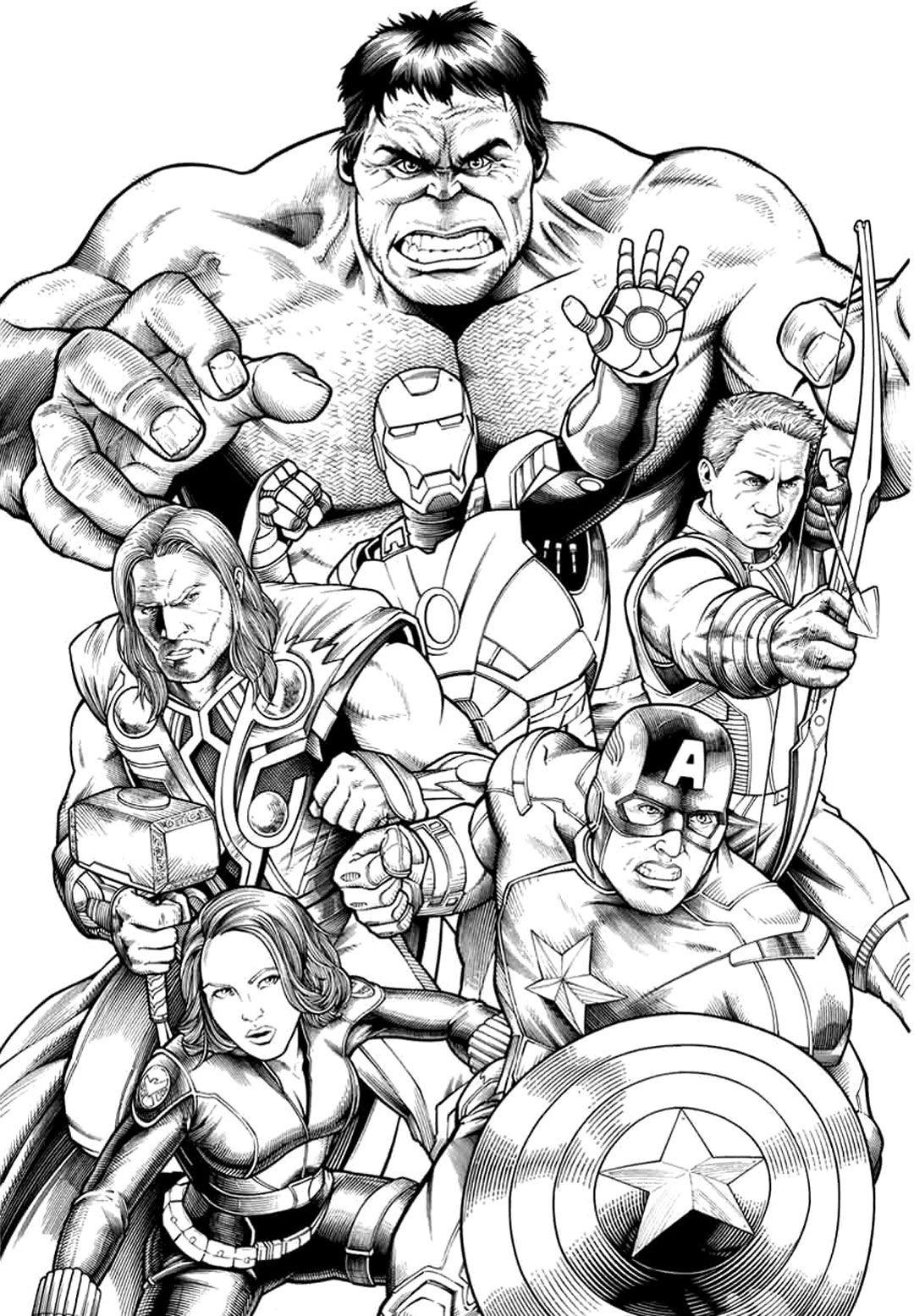 40+ Printable Kids Superhero Coloring Pages PDF Printable