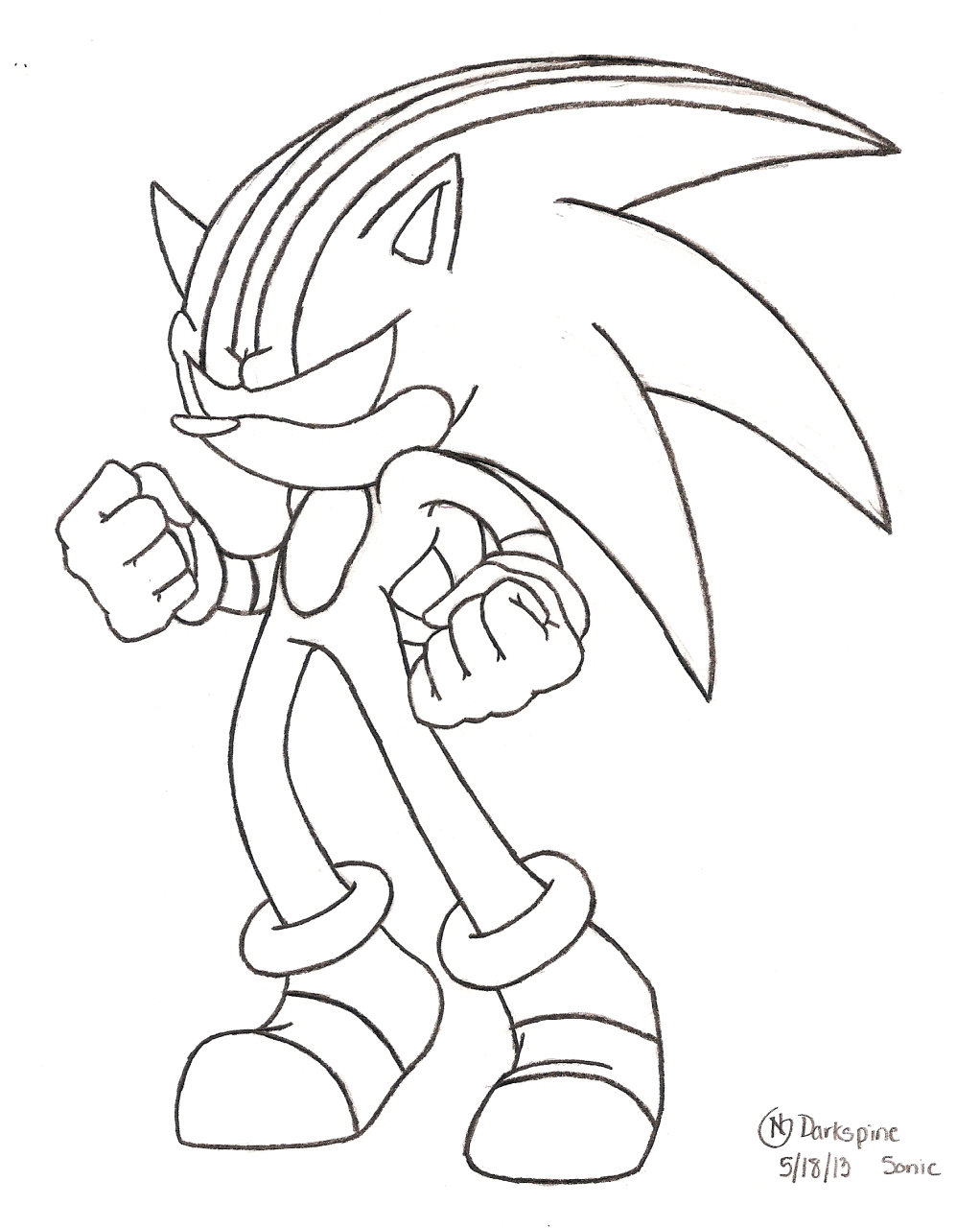 10 Darkspine Sonic Coloring Pages: Unleash Your Inner Shadow