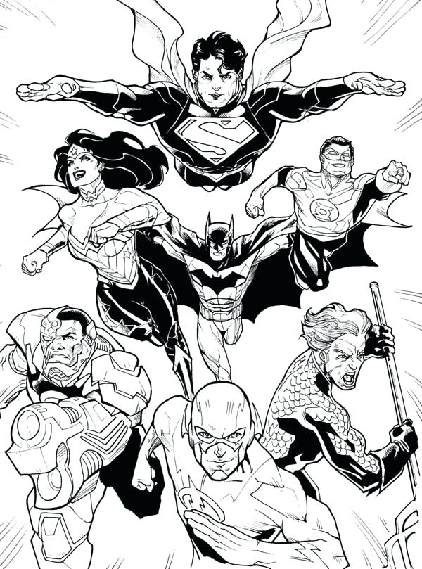 10 DC Coloring Sheets for Every Comic Book Fan