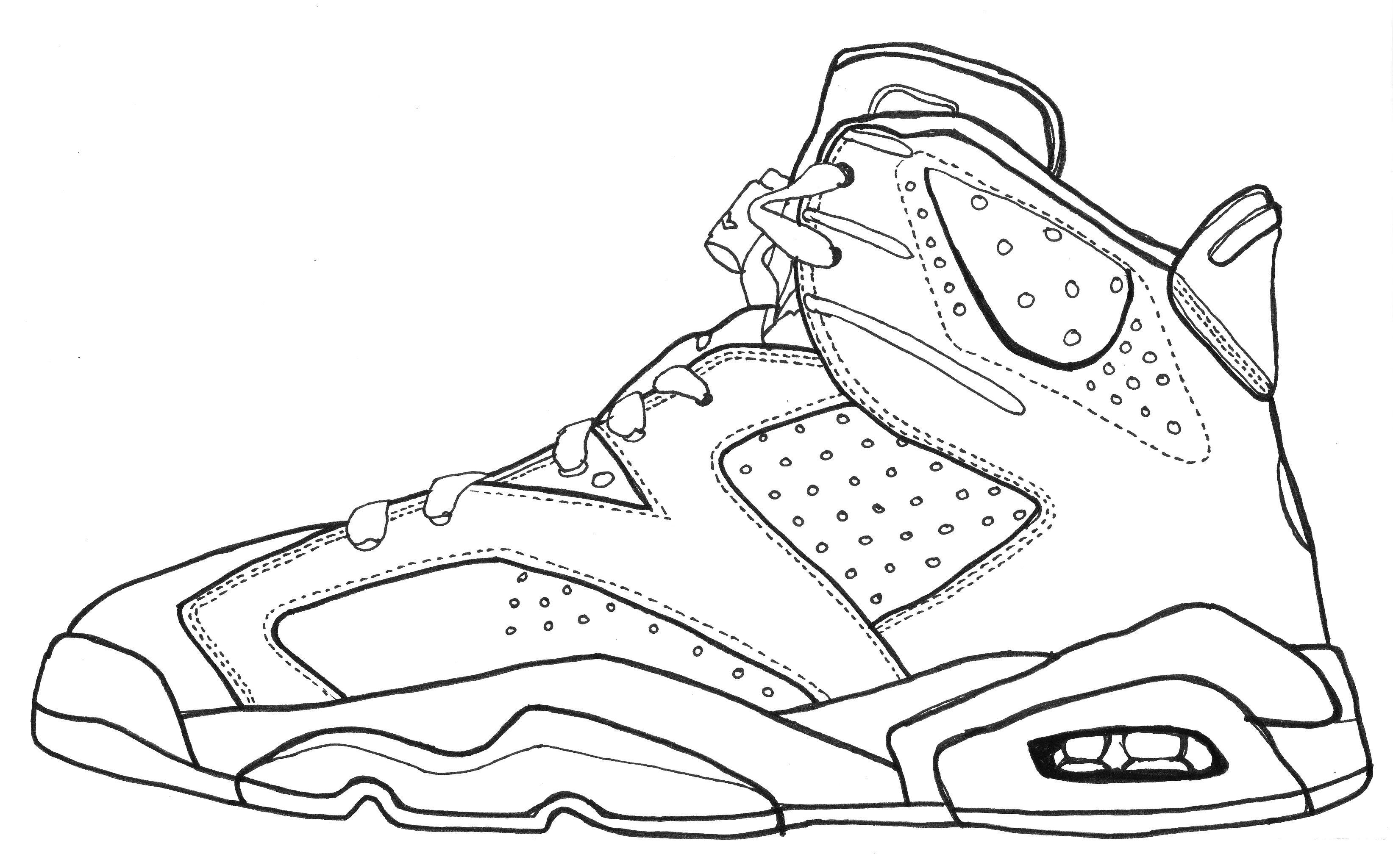 33+ Free Air Jordan 13 Coloring Pages PDF Printable