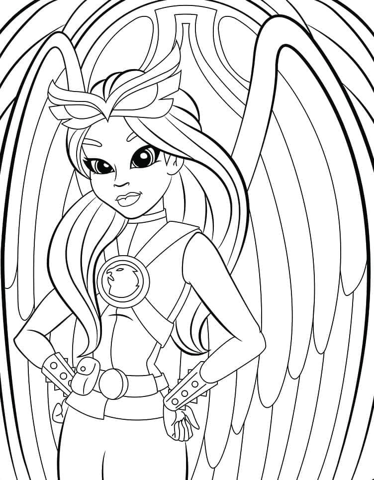 10 Hawkgirl Coloring Pages Printable: Unleash Your Inner Superhero