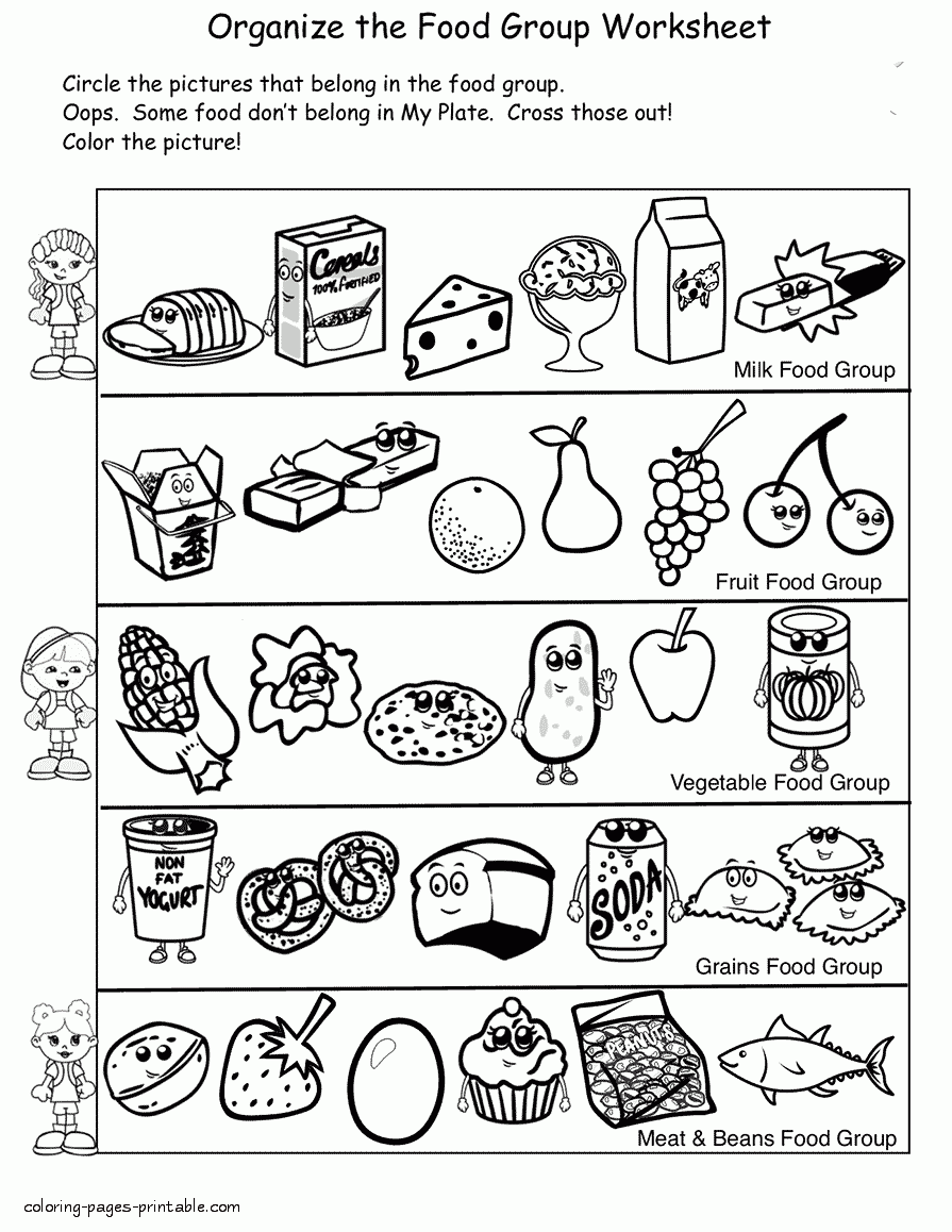 44+ Download Good Food Coloring Pages Book Pages