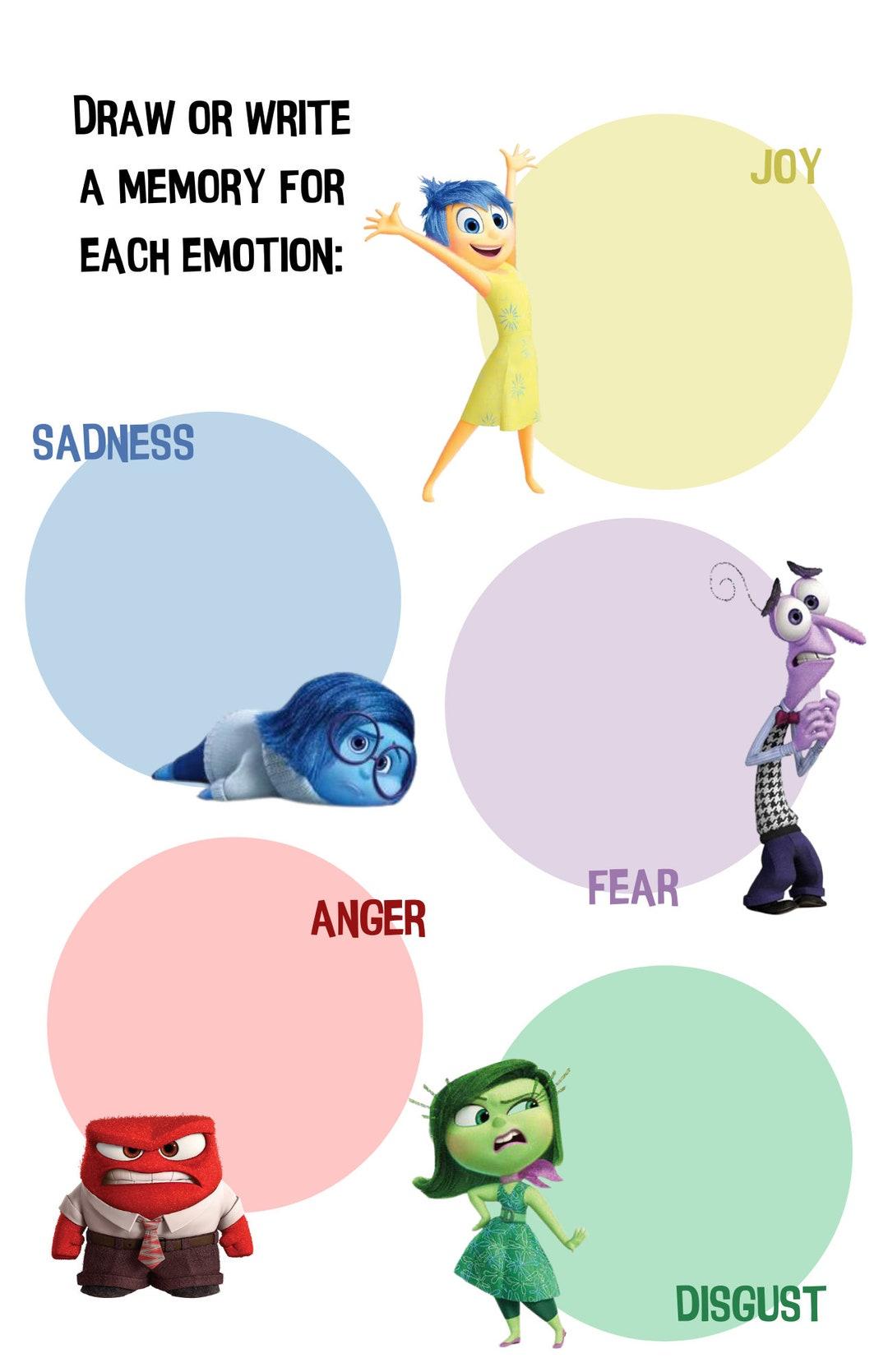 42+ Top Inside Out 2 Emotions Chart PDF Printable