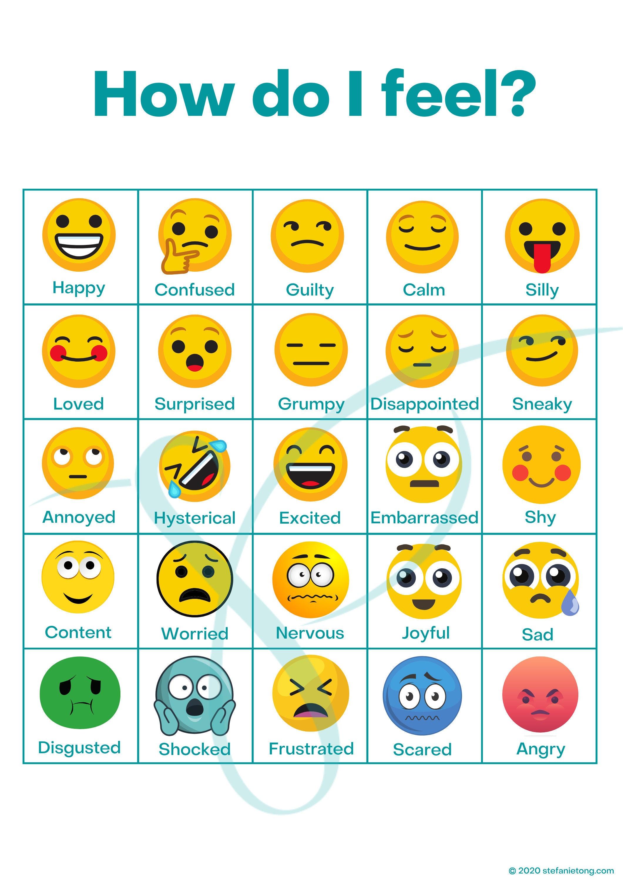 36+ Unique Inside Out 2 Emotions Chart Book Pages