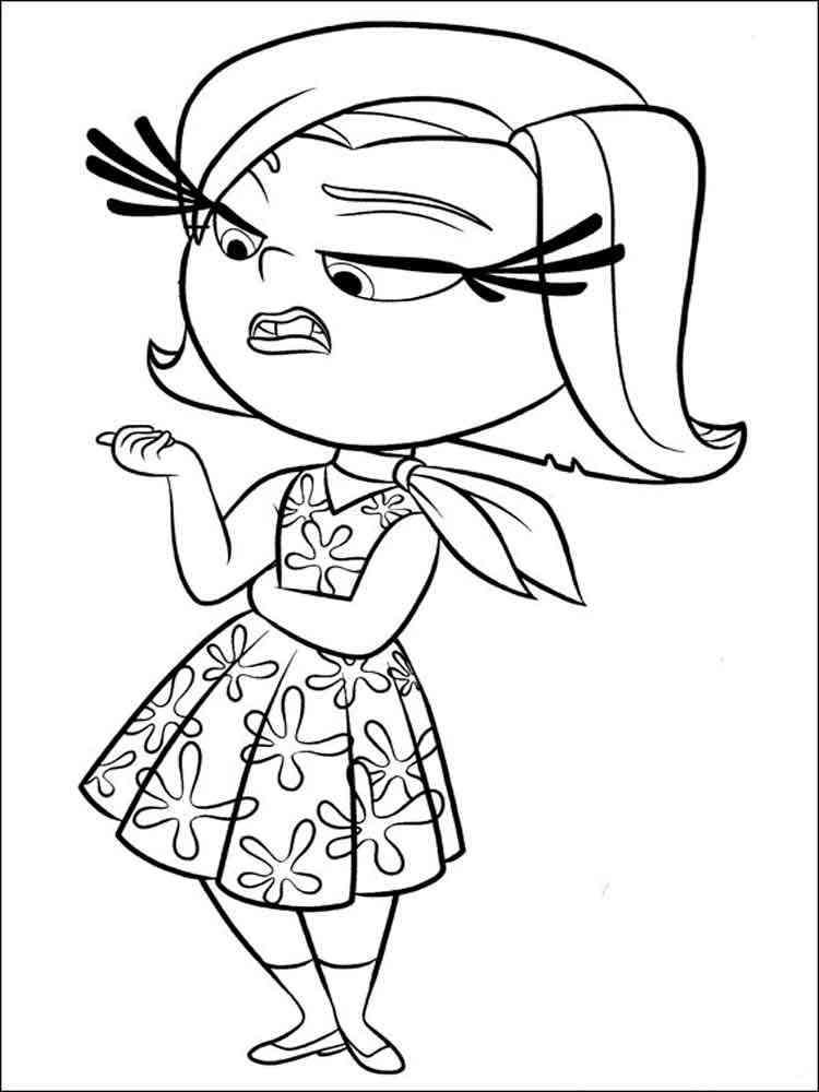 50+ Best of Anger Character From Inside Out Coloring Pages Sheets Printables