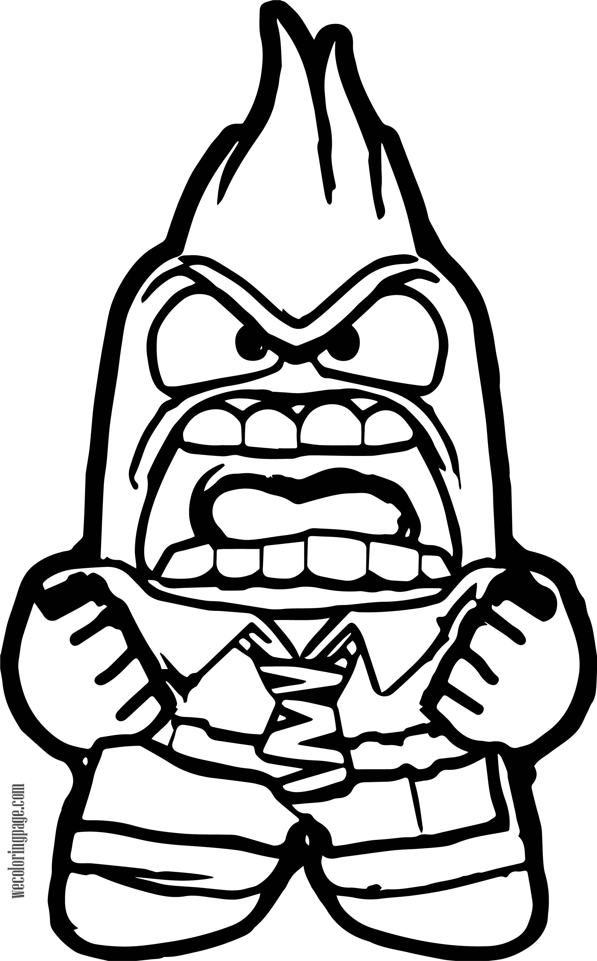 31+ Download Anger Character From Inside Out Coloring Pages Free Printable