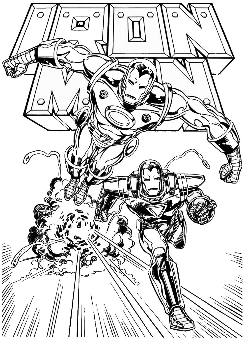 31+ Free Iron Man Coloring Pages for Kids