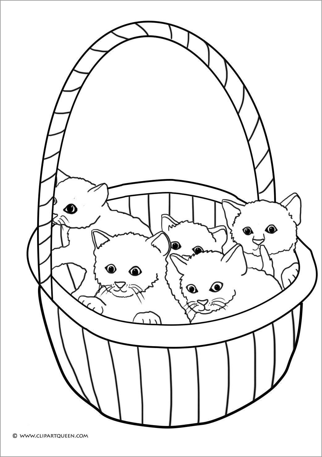 50+ Free Cat Coloring Pages Colored