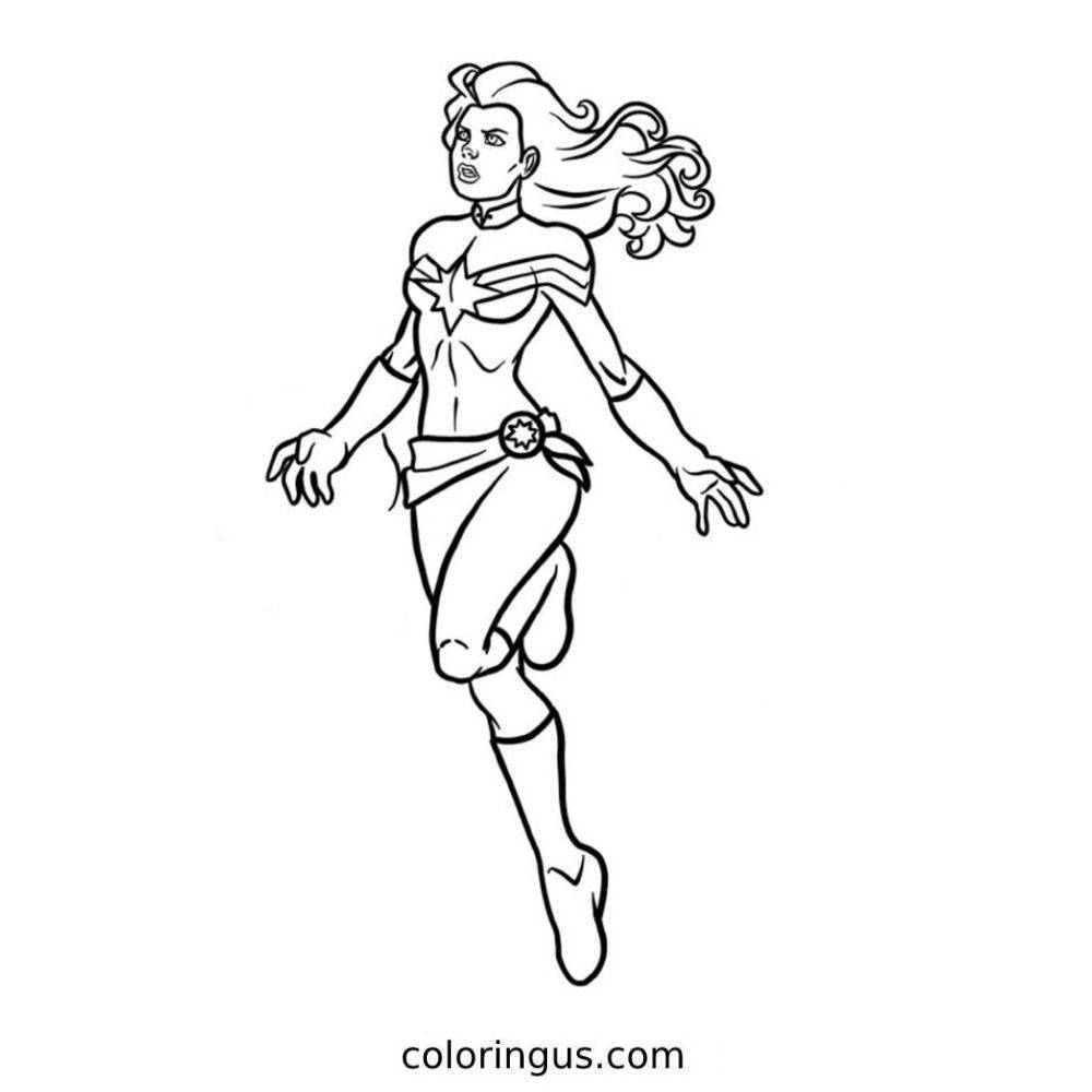 10 Ms. Marvel Coloring Pages Printable: Unleash Your Inner Superhero Artist