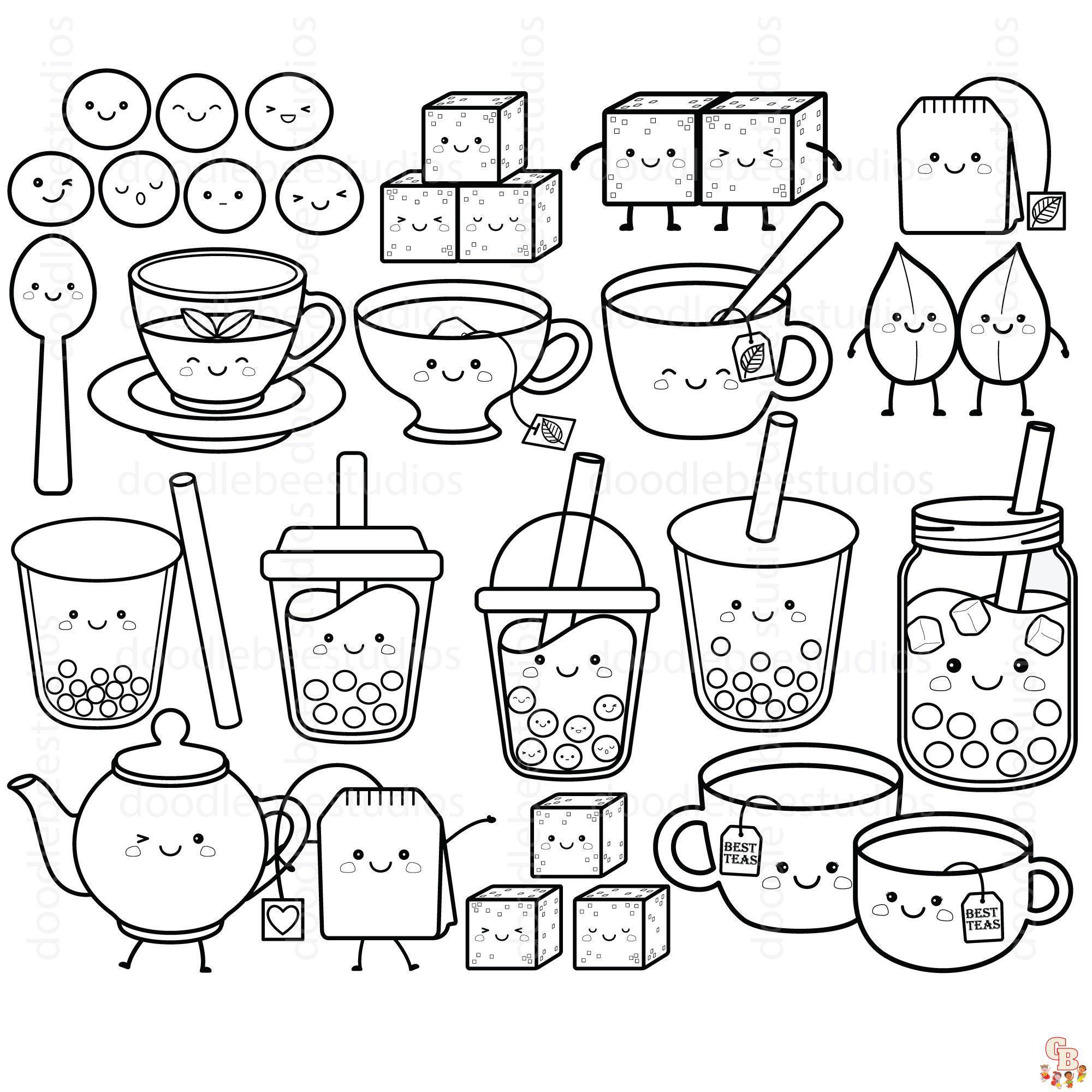 49+ Free Boba Coloring Pages Book Pages